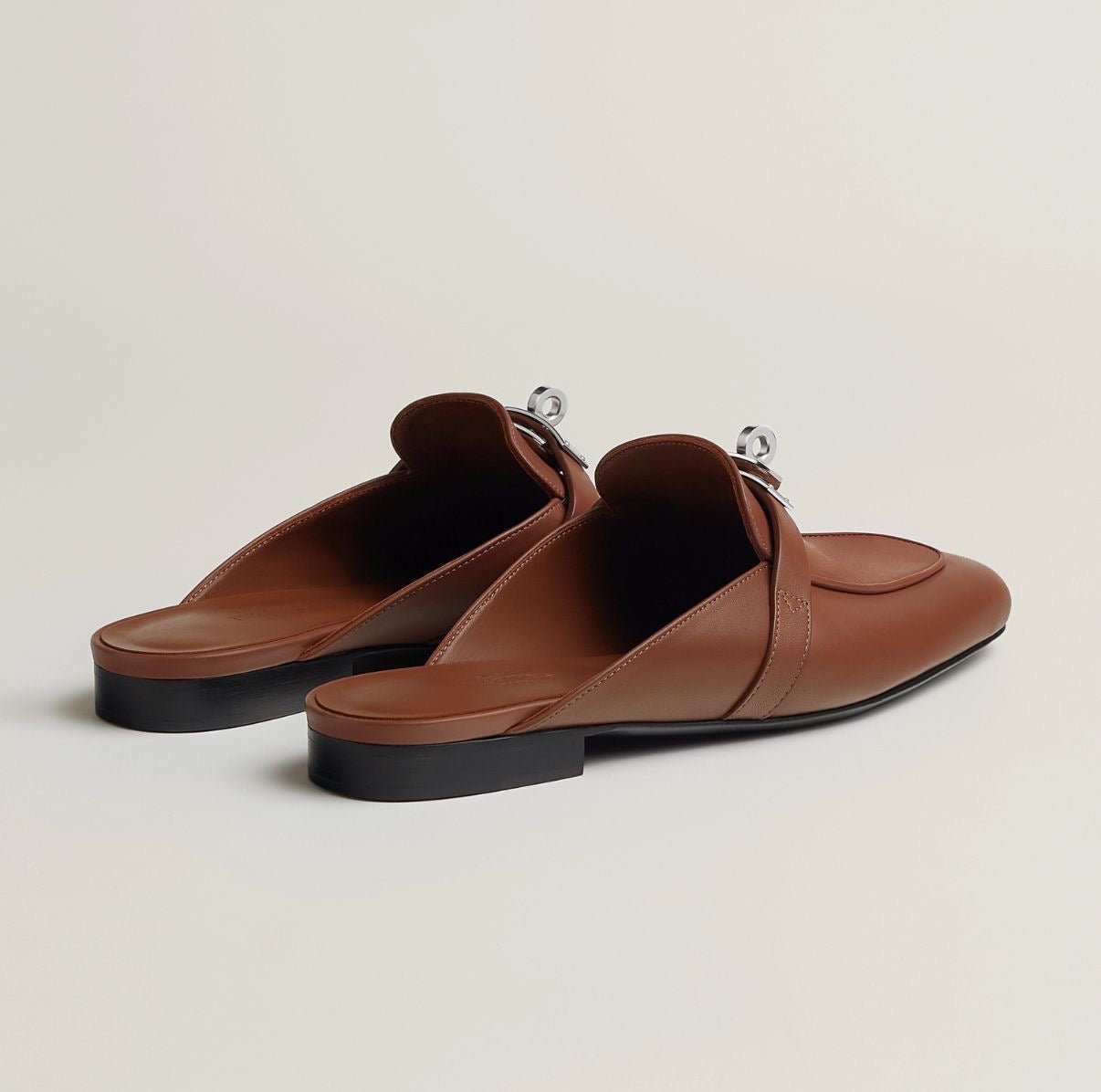 HERMES Women’s Oz Mule – Gold | Elegant Slip-On Shoes