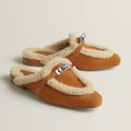 HERMES Women’s Oz Mule – Natural | Elegant Slip-On Shoes