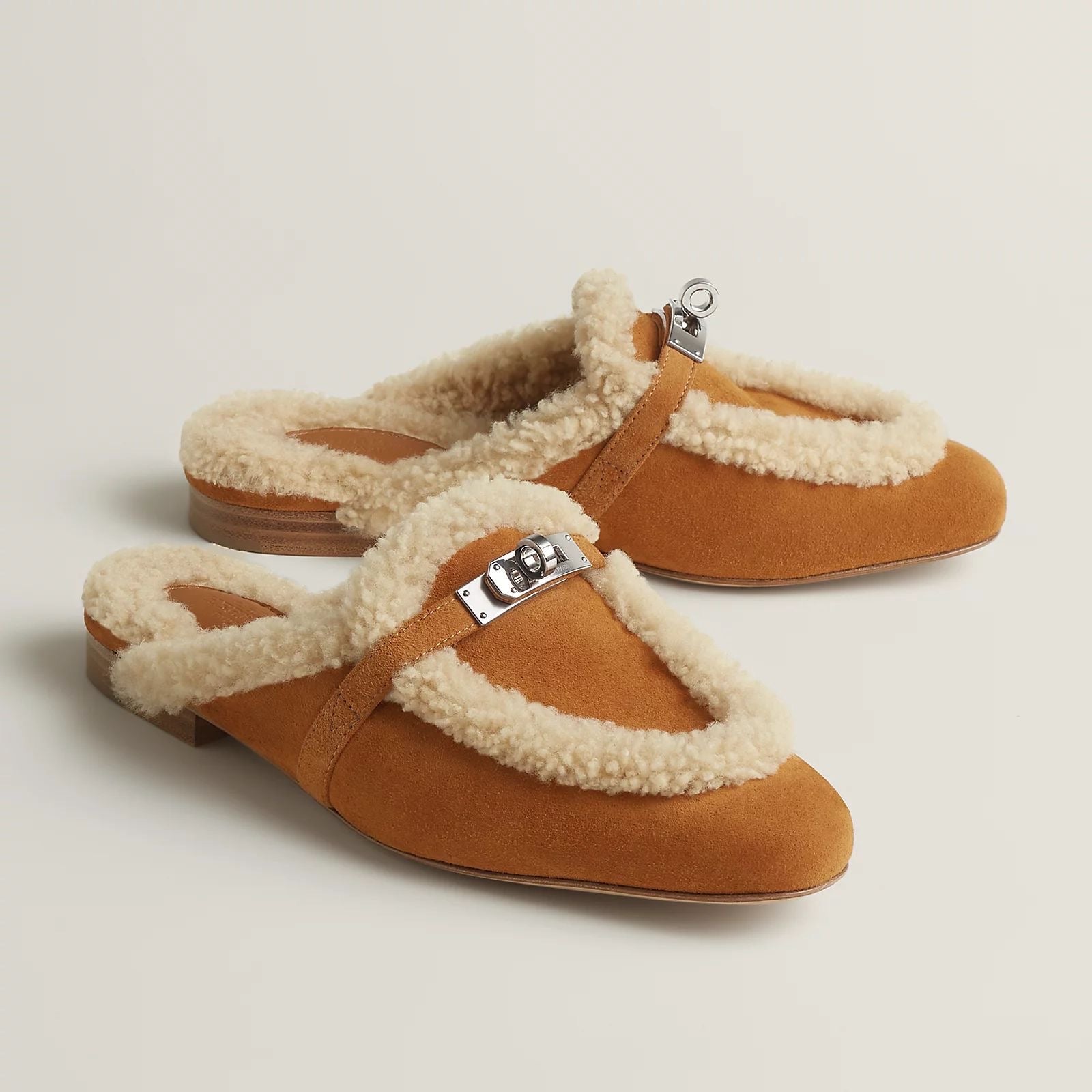 HERMES Women’s Oz Mule – Natural | Elegant Slip-On Shoes