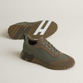 HERMES Men’s Bouncing Sneakers – Army Green | Casual & Daily Wear Shoes