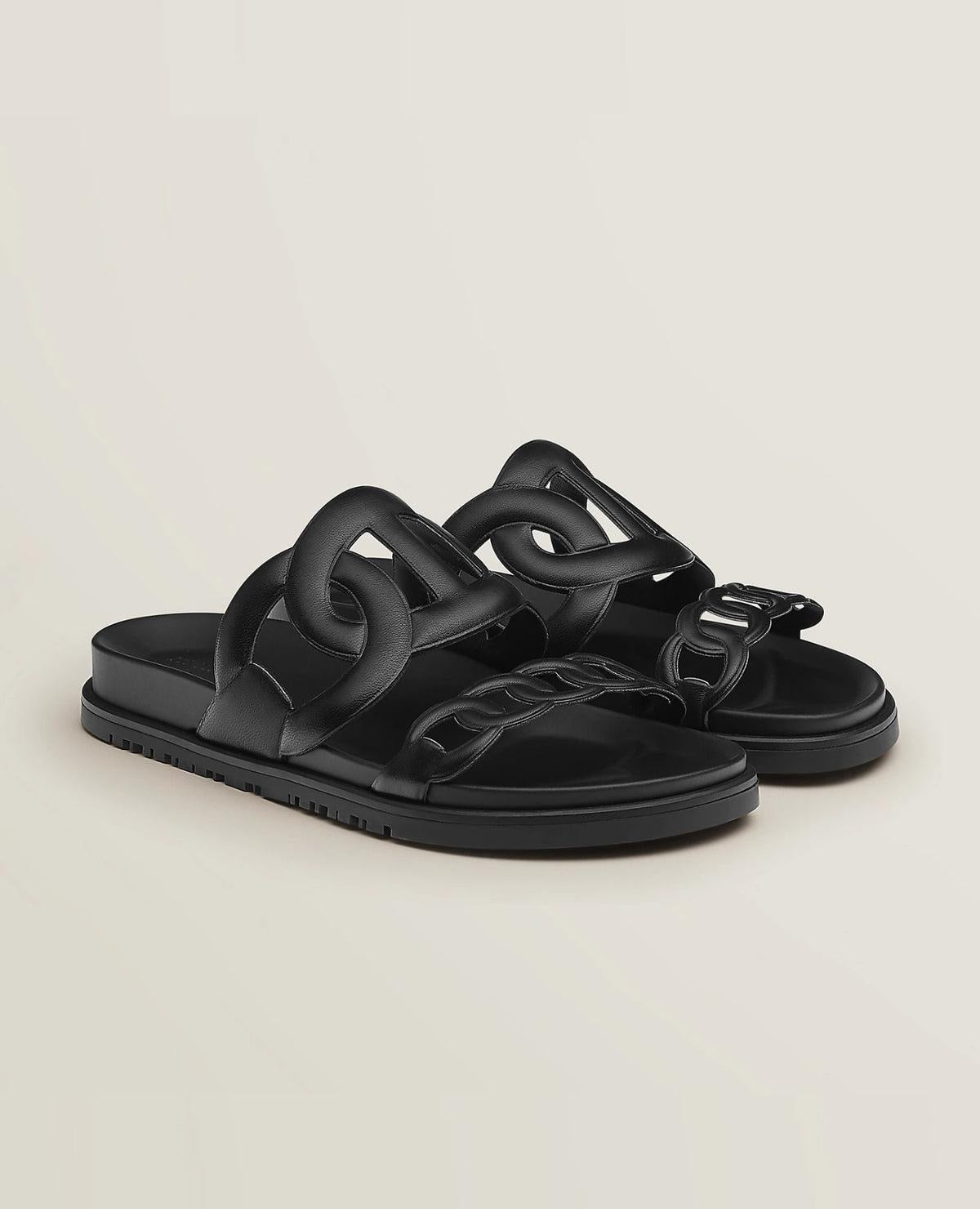 HERMES Women’s Extra Sandal – Full Black | Casual & Comfort Sandals