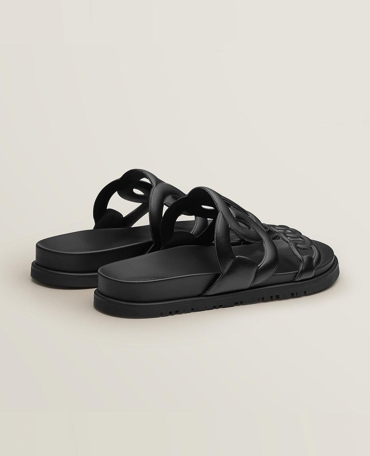 HERMES Women’s Extra Sandal – Full Black | Casual & Comfort Sandals