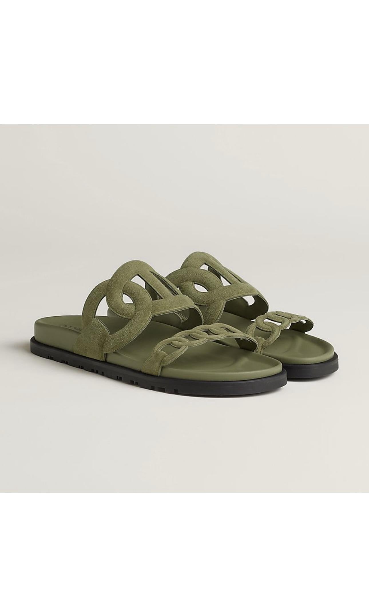 HERMES Women’s Extra Sandal – Army Green | Casual & Comfort Sandals