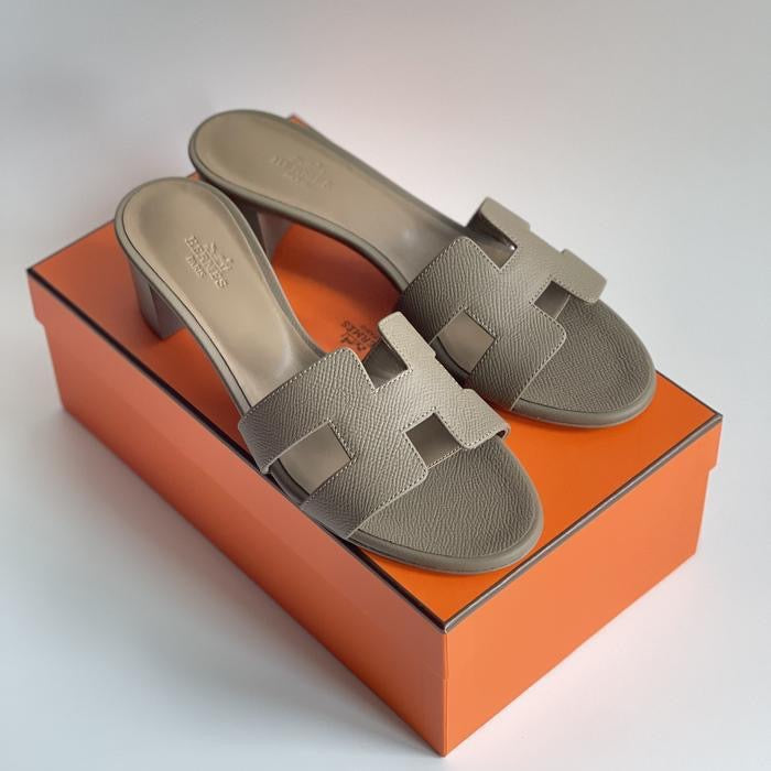 HERMES Women’s Oasis Heels – Khaki | Elegant Heeled Sandals