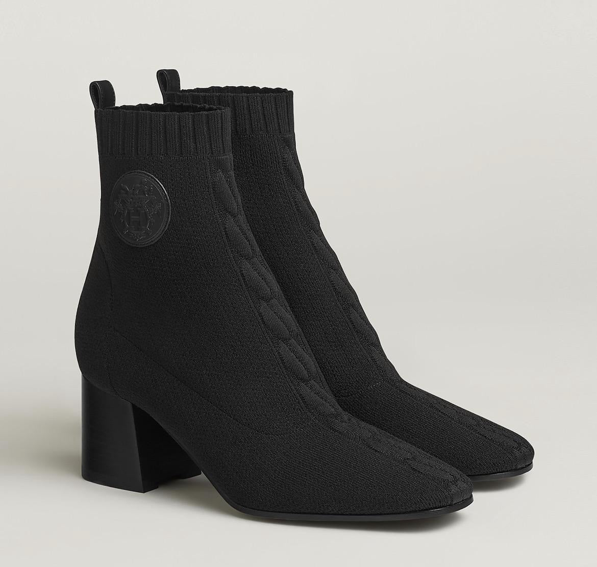 HERMES Women’s Ankle Boot – Black | Classic & Everyday Wear