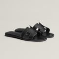 HERMES Women’s Oran Sandal – Black | Iconic & Elegant Sandals