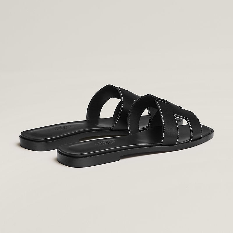 HERMES Women’s Oran Sandal – Black | Iconic & Elegant Sandals