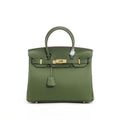 Hermes Birkin 25 Canopy Green Bag with Gold Hardware – Women