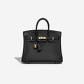 Hermes Birkin 25 Black Bag with Gold Hardware – Women