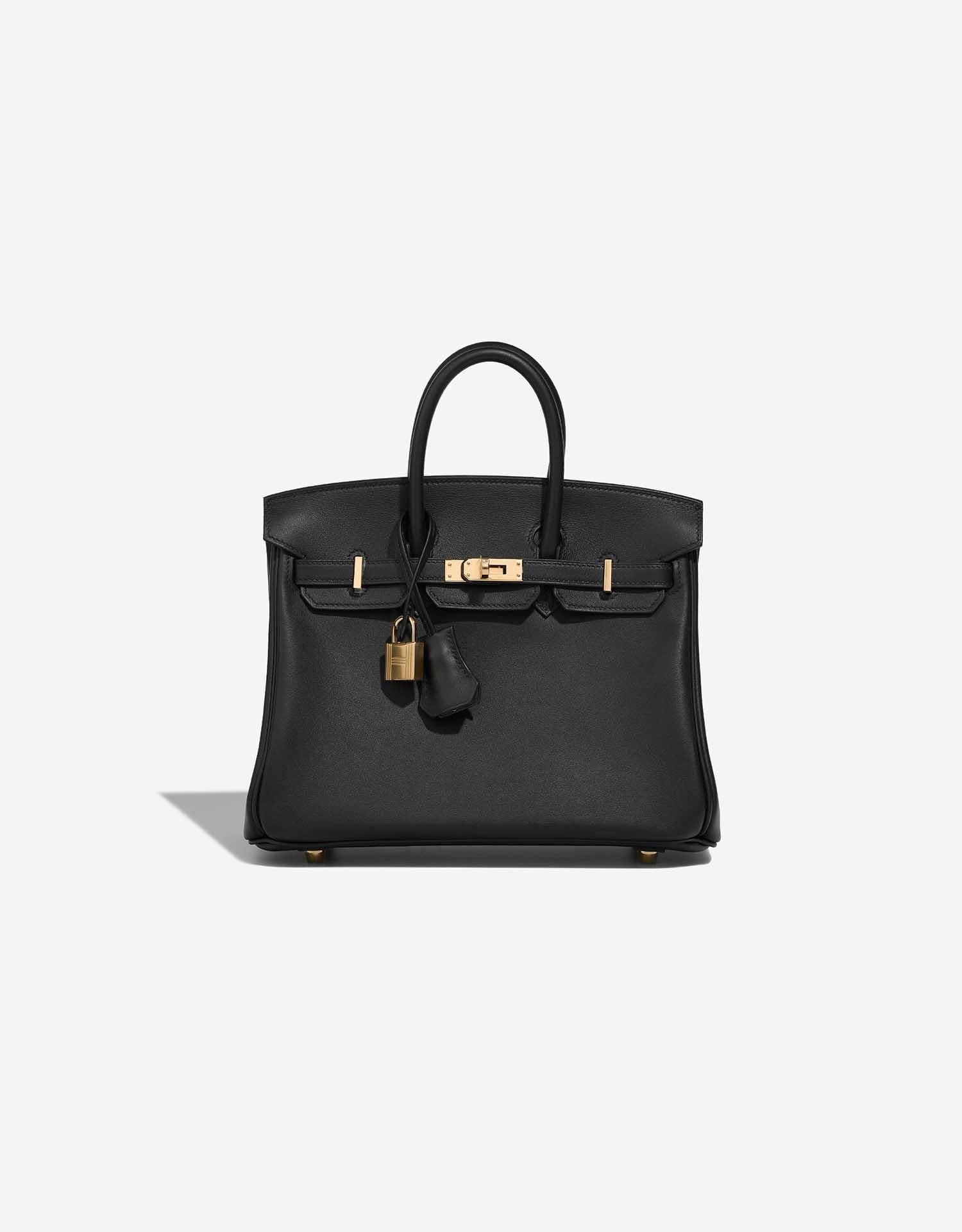 Hermes Birkin 25 Black Bag with Gold Hardware – Women