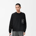 LOEWE Men’s Anagram Pocket Sweater – Black