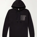 LOEWE Men’s Trimmed Cotton Jersey Hoodie – Black