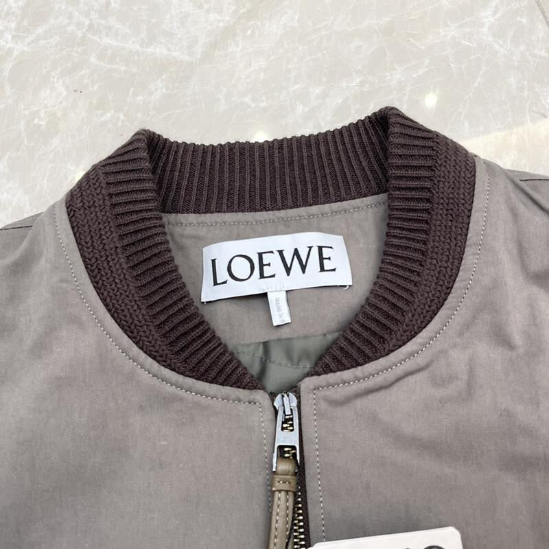 LOEWE Men’s Bomber Jacket – Green