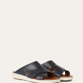 Loro Piana Men’s Palm Sandal – Dark Blue