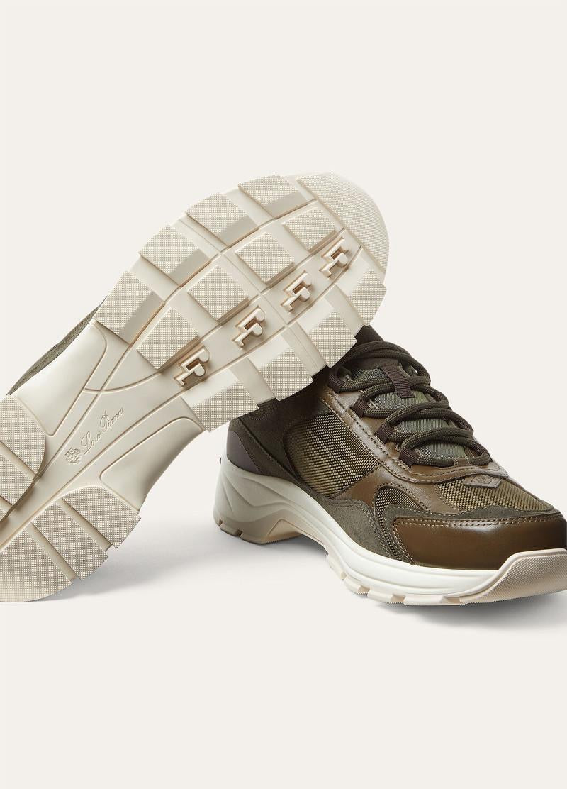 Loro Piana Men’s Cairn Walk Sneaker – Dark Green