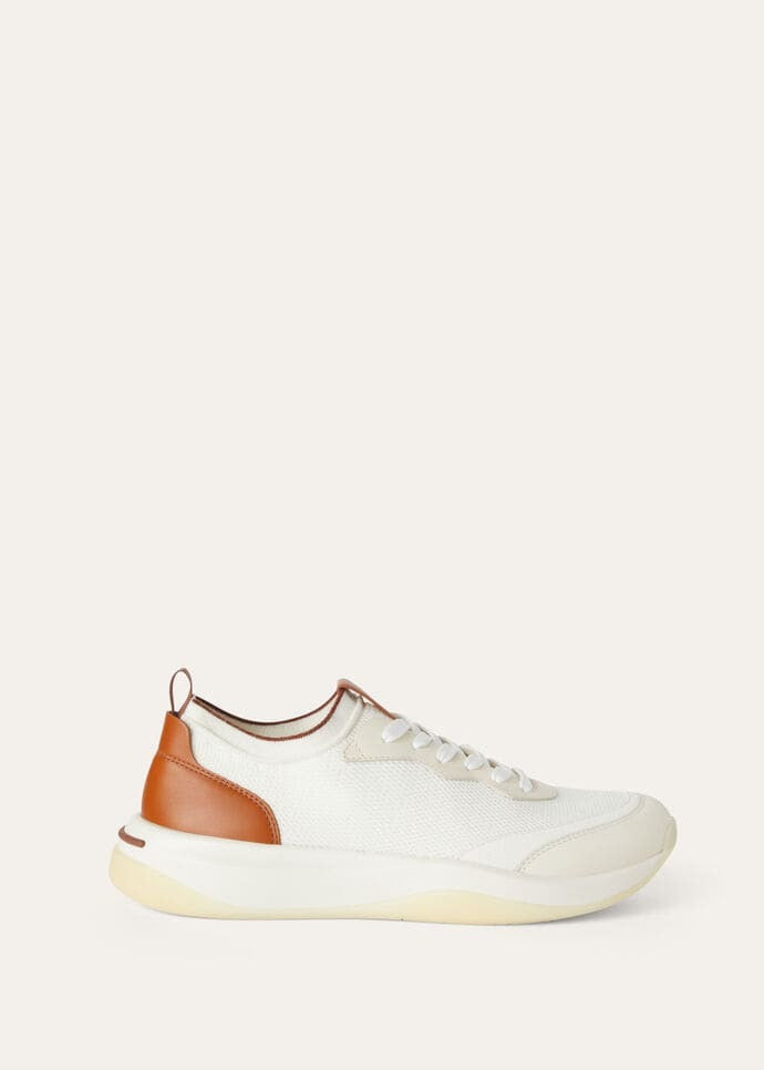 Loro Piana Men’s Walk Wish Sneakers – White