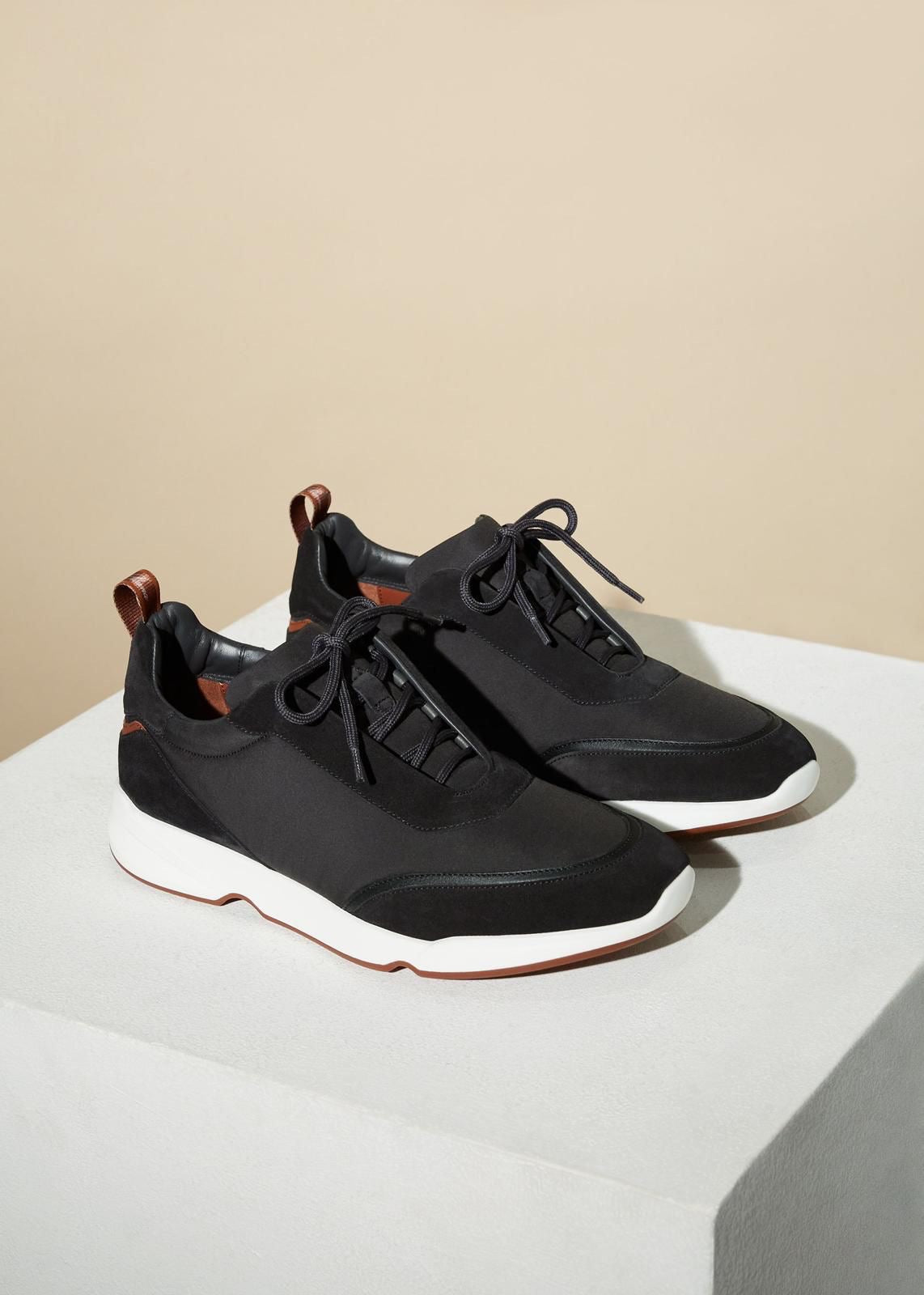 Loro Piana Men’s Modular Walk Shoes – Black