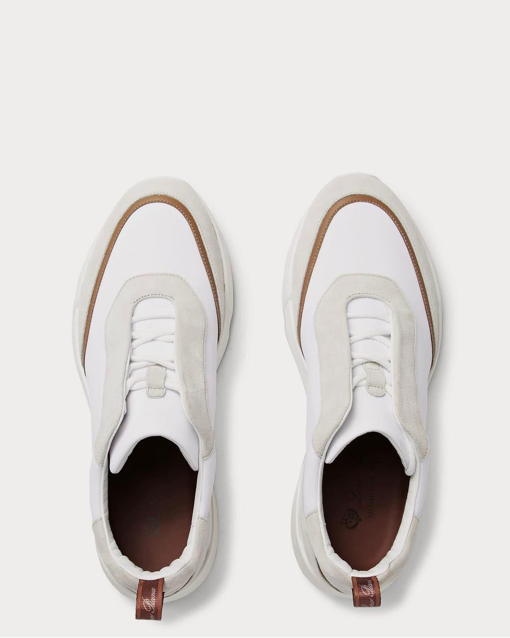 Loro Piana Men’s Modular Walk Shoes – White