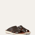 Loro Piana Men’s Palm Sandal – Coffee