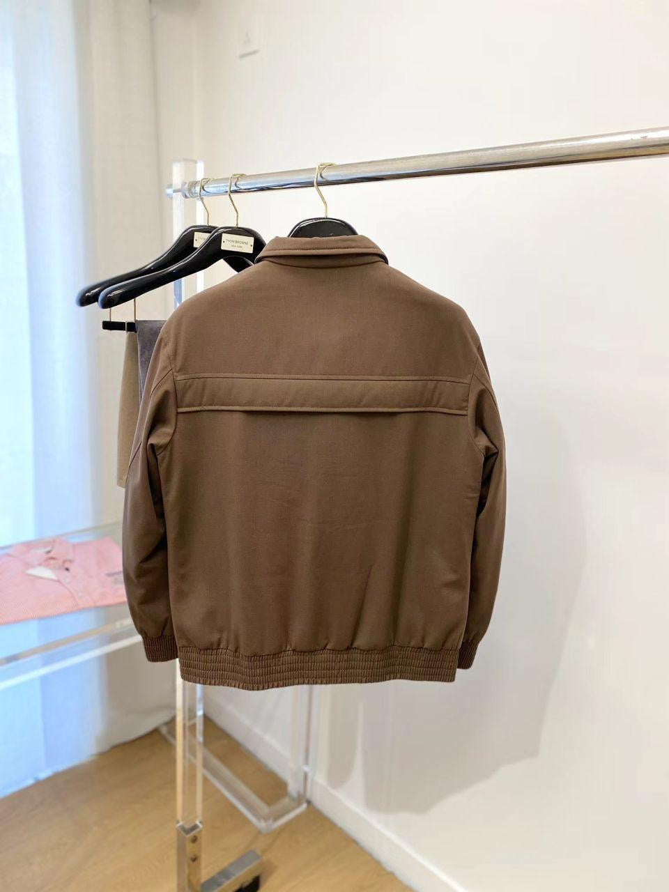 Loro Piana Travel Bomber Jacket – Brown