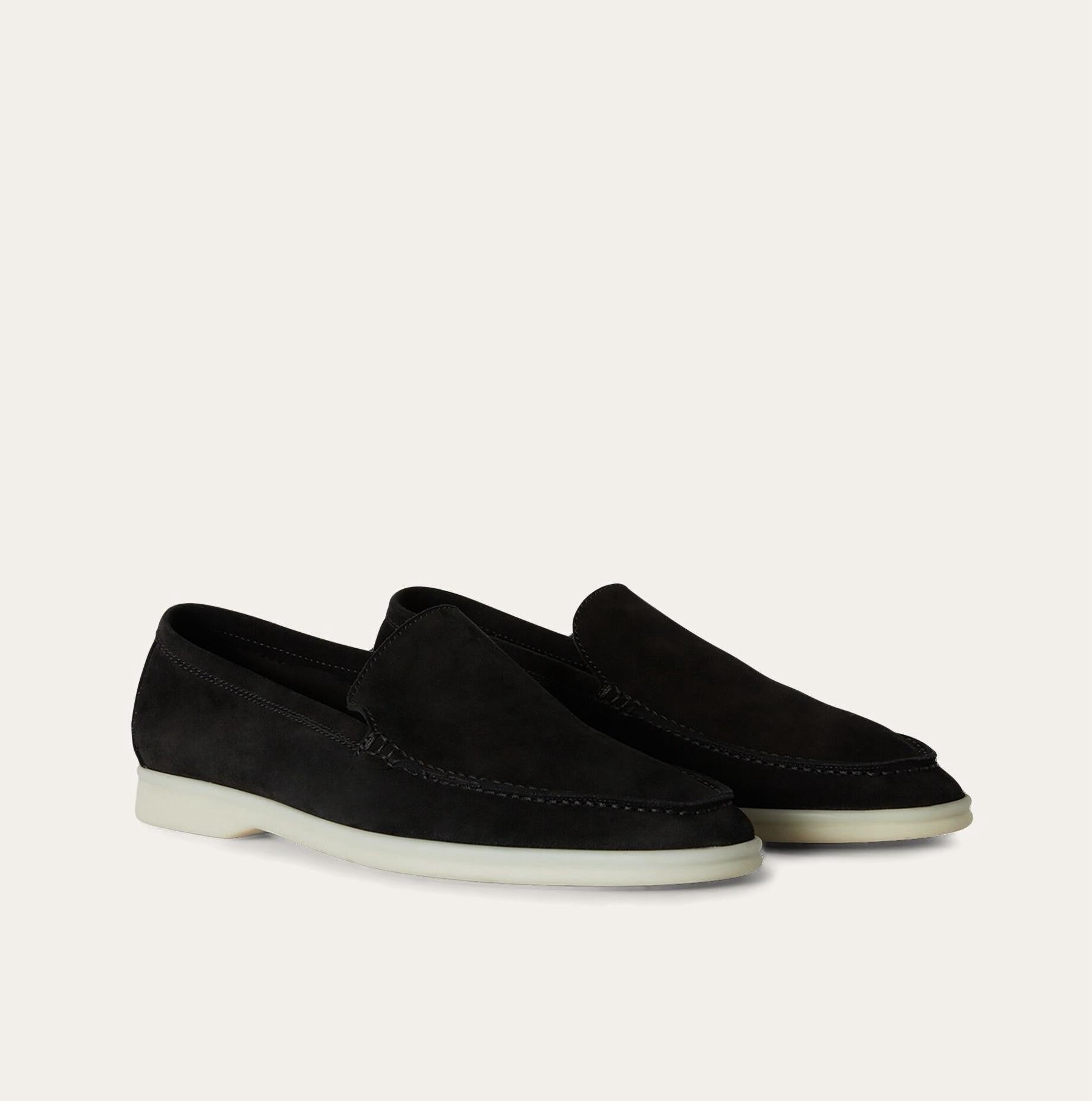 Loro Piana Summer Walk Loafer – Black
