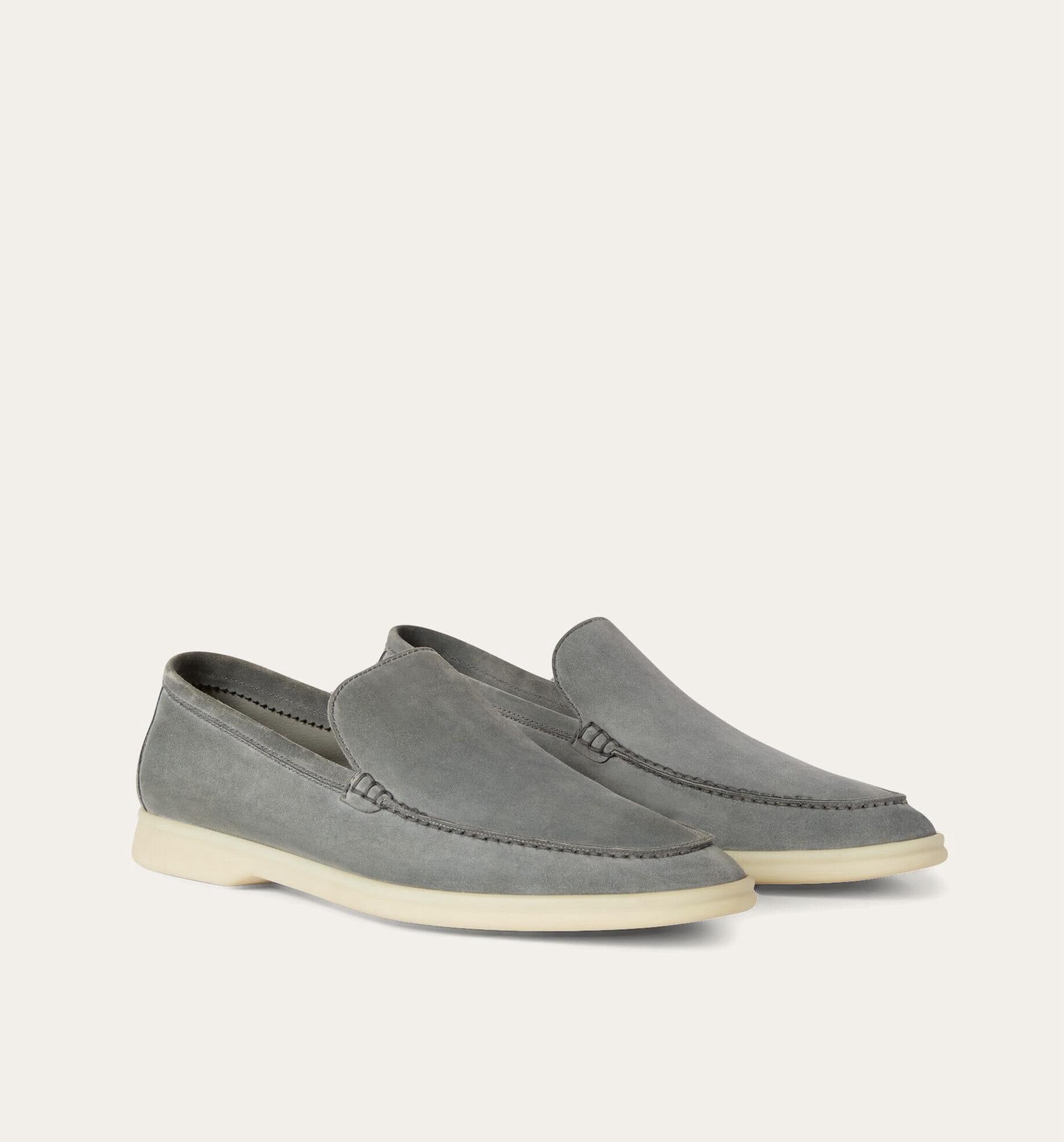 Loro Piana Men’s Summer Walk Loafer – Grey