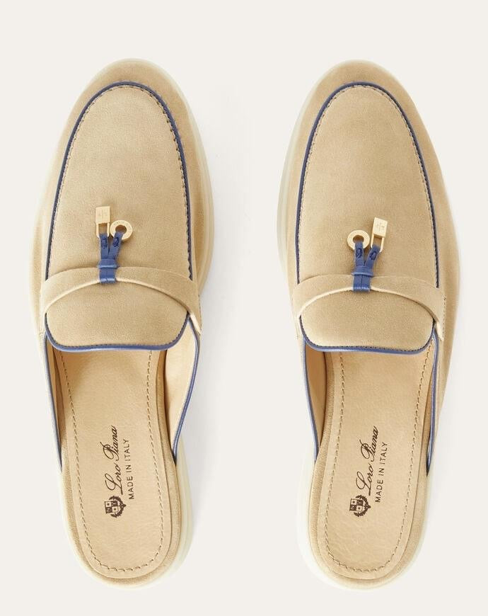 Loro Piana Women’s Babouche Walk Loafer – Apricot