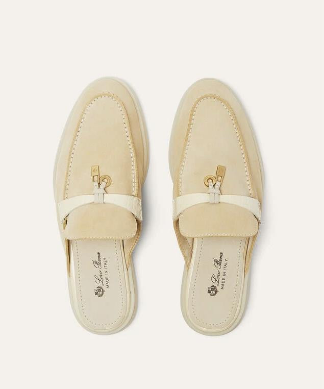 Loro Piana Women’s Babouche Walk Loafer – Beige