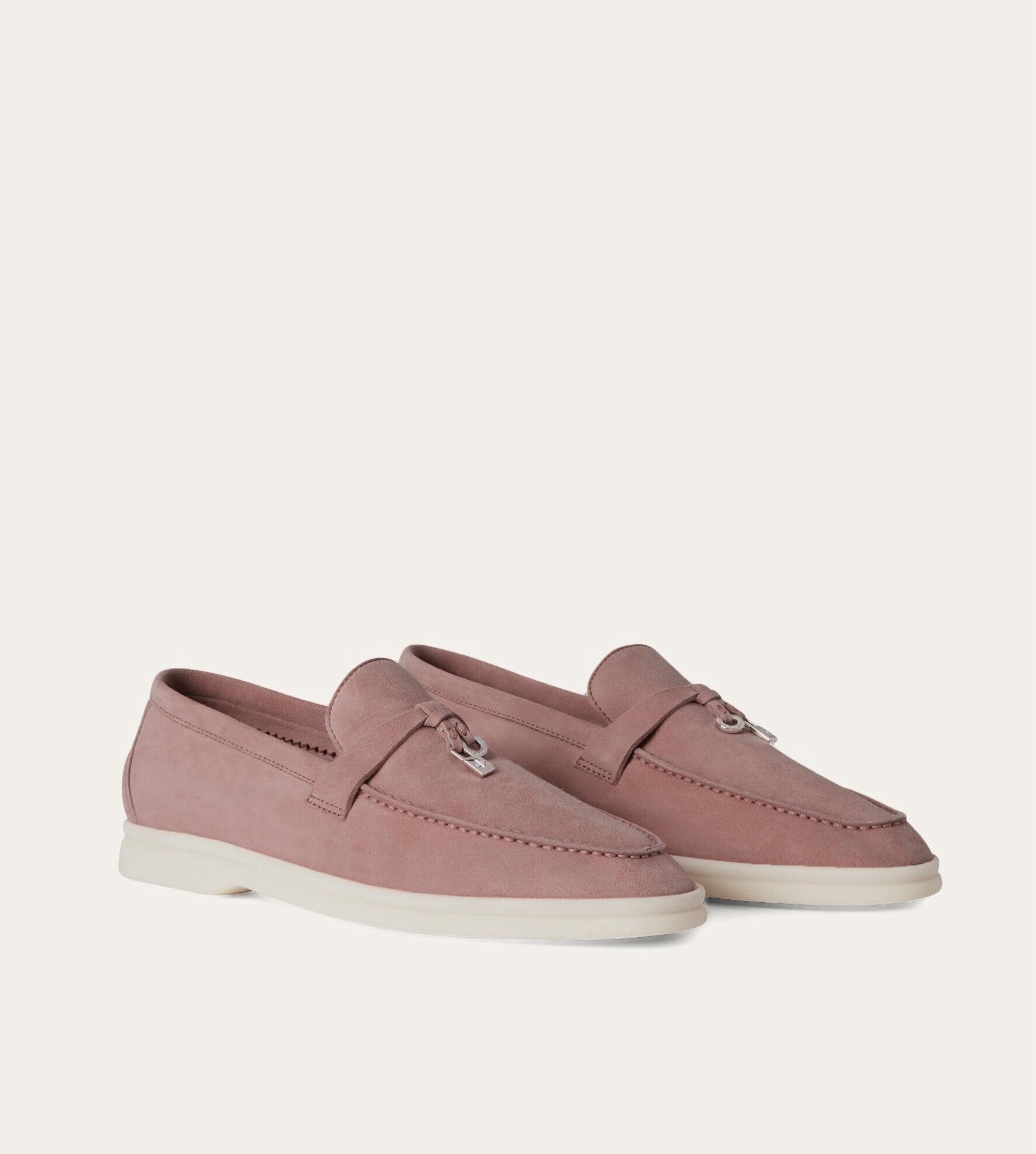 Loro Piana Women’s Summer Charms Walk Loafer – Pink