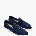 Loro Piana Women’s Summer Charms Walk Loafer – Dark Blue
