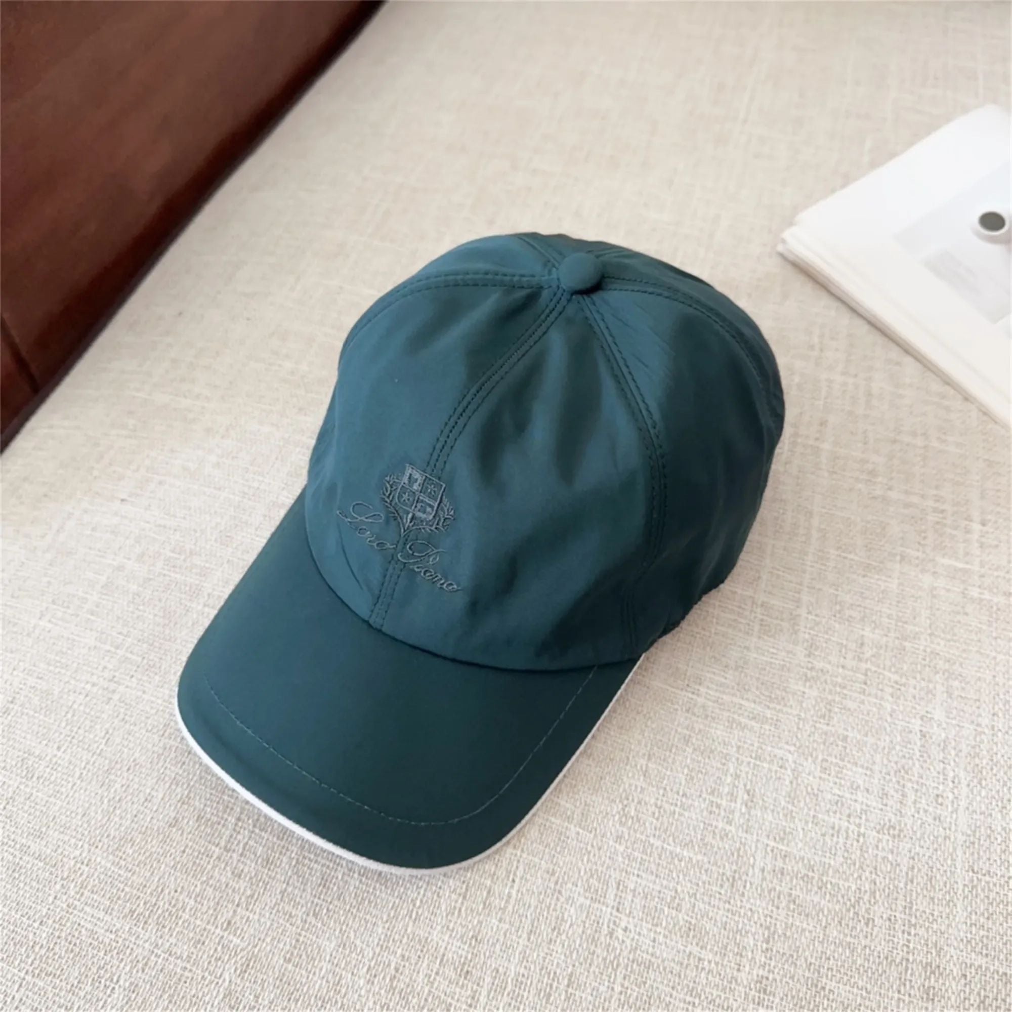 Loro Piana Peacock Blue Baseball cap