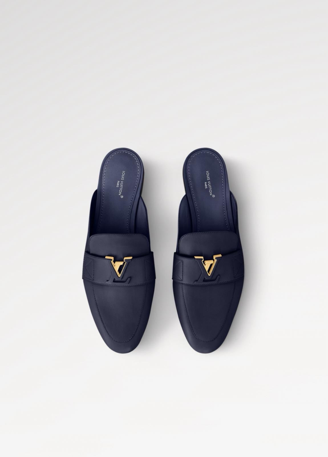 Louis Vuitton LV Capri Open-Back Loafer – Dark Blue (Women)