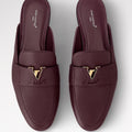 Louis Vuitton LV Capri Open-Back Loafer – Burgundy (Women)