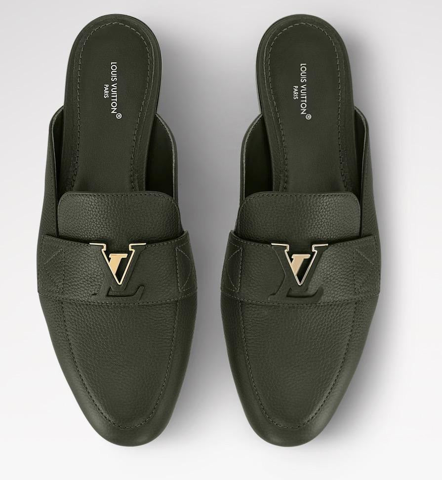 Louis Vuitton LV Capri Open-Back Loafer – Khaki (Women)