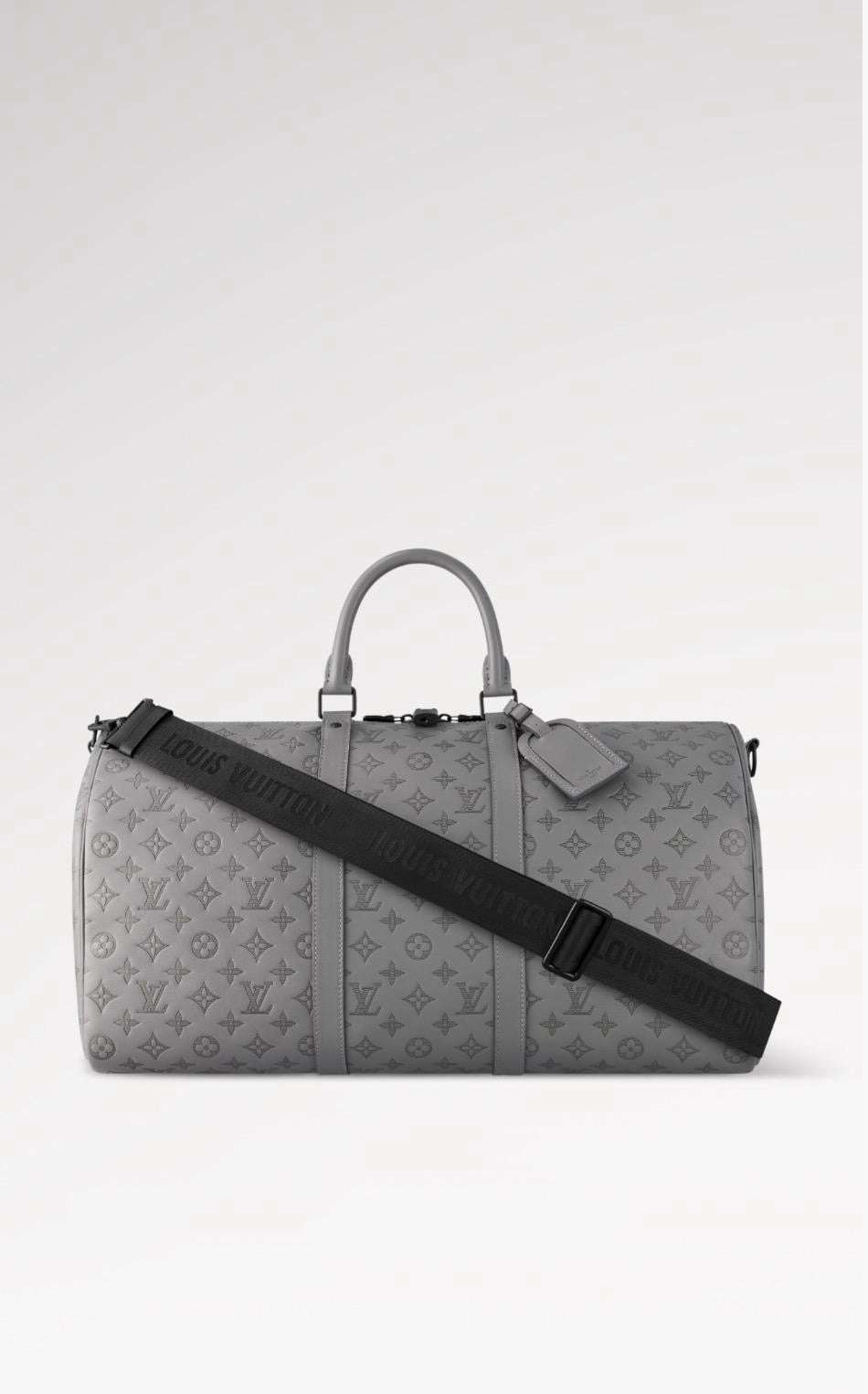 Louis Vuitton Keepall Bandoulière Travel Bag – Anthracite Grey