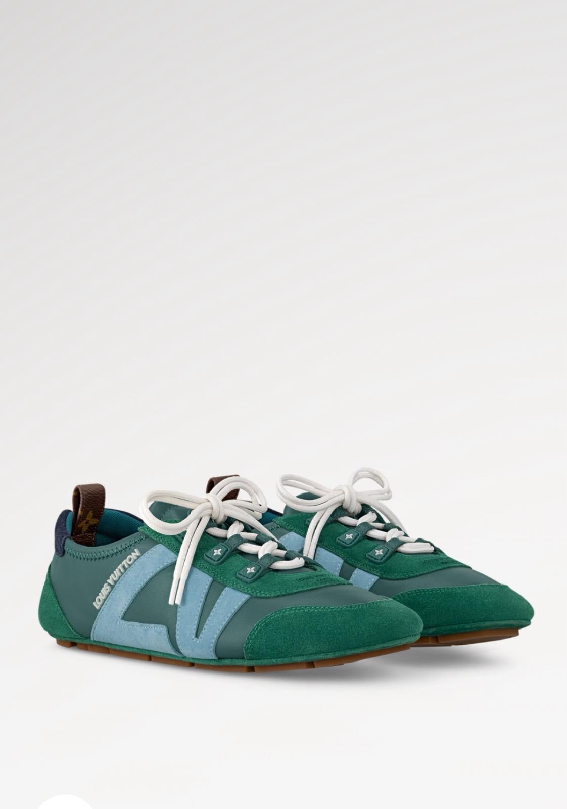 Louis Vuitton LV Sneakerina – Green & Light Blue (Women)