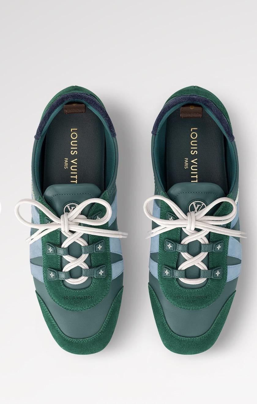 Louis Vuitton LV Sneakerina – Green & Light Blue (Women)