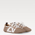 Louis Vuitton LV Sneakerina – Taupe & White (Women)