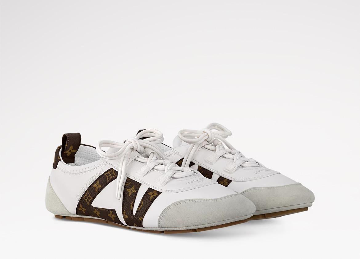 Louis Vuitton LV Sneakerina – White & Brown (Women)