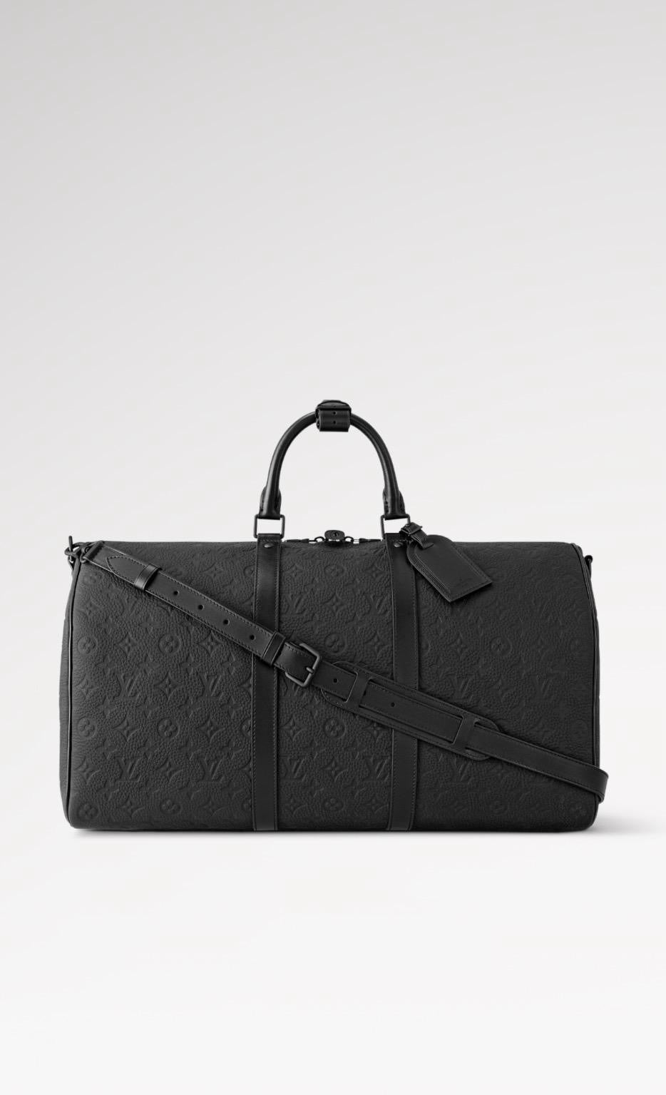 Louis Vuitton Keepall Bandoulière Travel Bag – Black