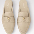 Louis Vuitton LV Capri Open-Back Loafer – Beige (Women)