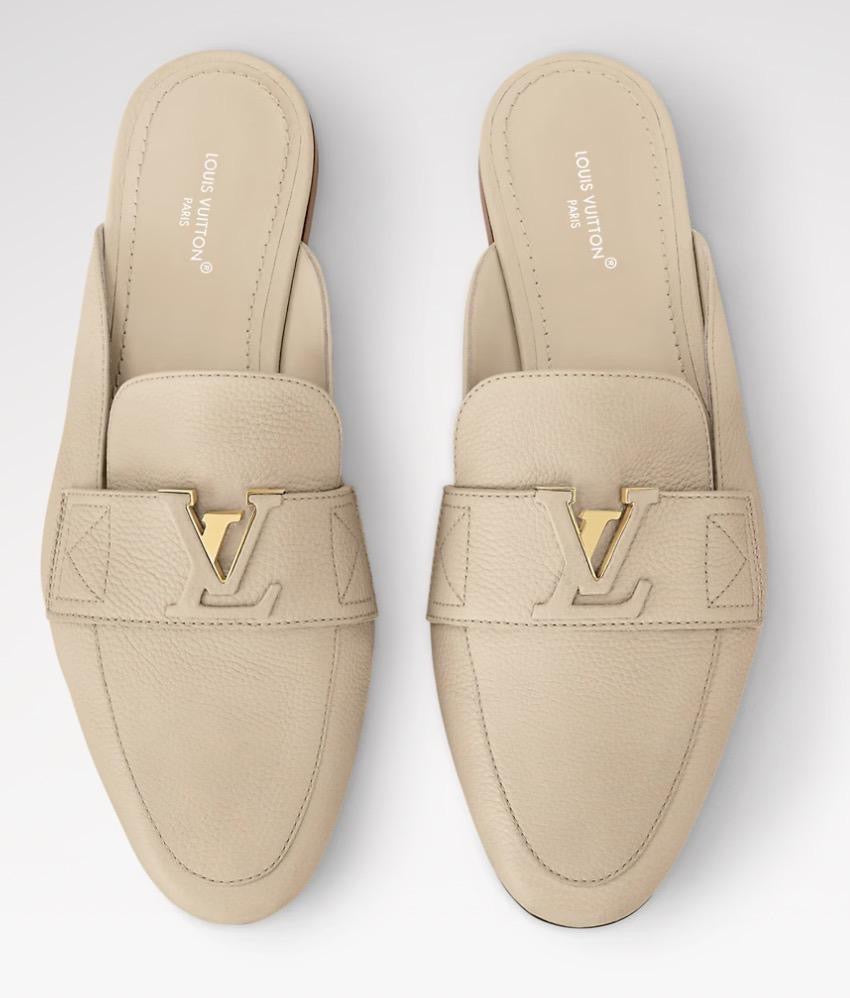 Louis Vuitton LV Capri Open-Back Loafer – Beige (Women)