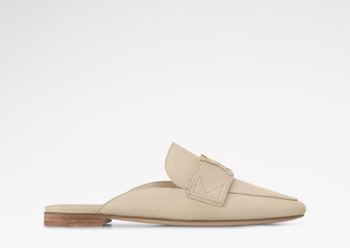 Louis Vuitton LV Capri Open-Back Loafer – Beige (Women)