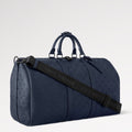 Louis Vuitton Keepall Bandoulière Travel Bag – Navy Blue