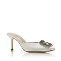 MANOLO BLAHNIK Women’s Hangisimu Heels – 6.5cm White Pumps