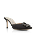 MANOLO BLAHNIK Women’s Hangisimu Heels – 6.5cm Black Pumps