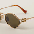 Miu Miu Logo Sunglasses – Lead Lenses