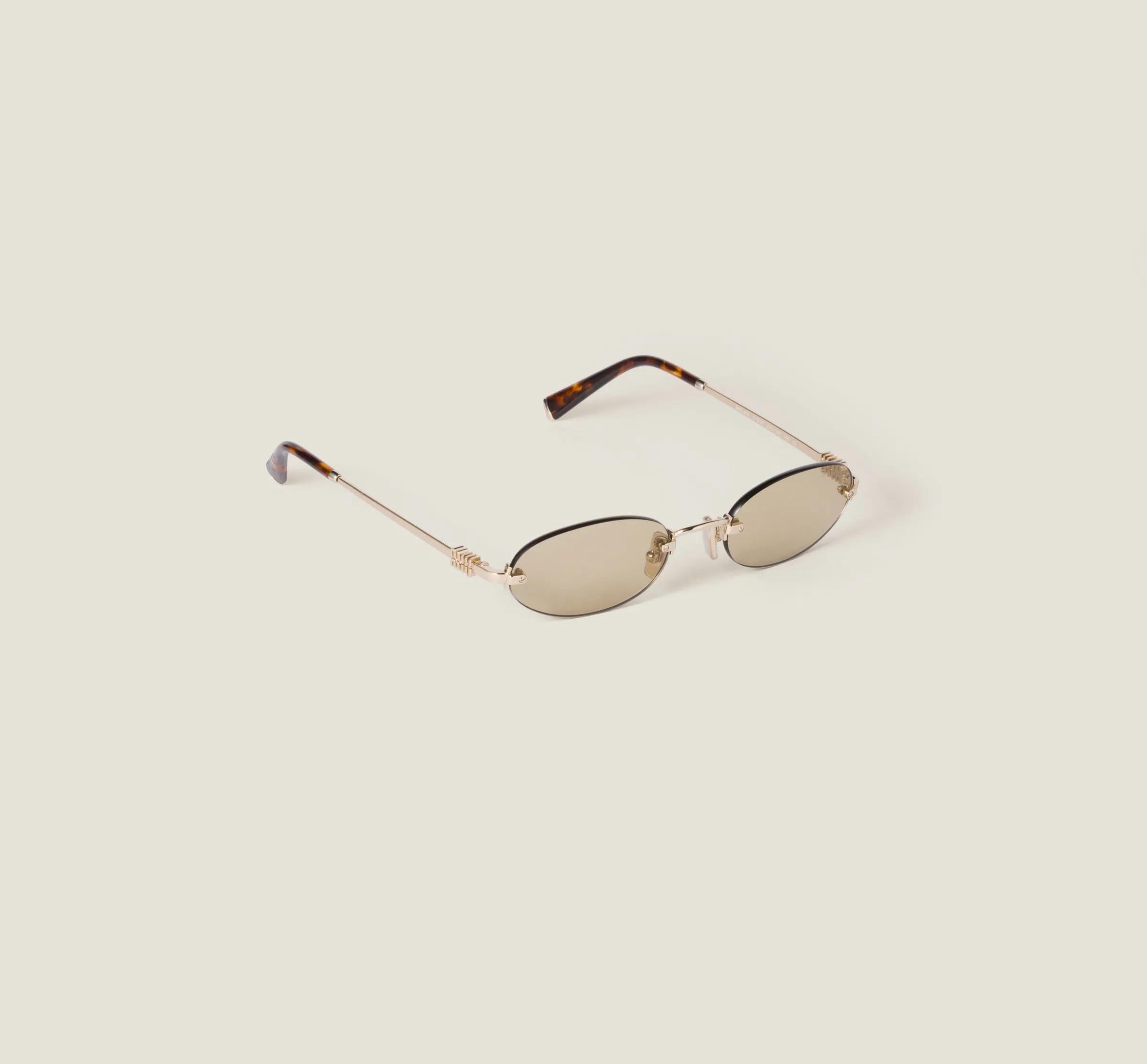 Miu Miu Logo Sunglasses – Camomile Lenses