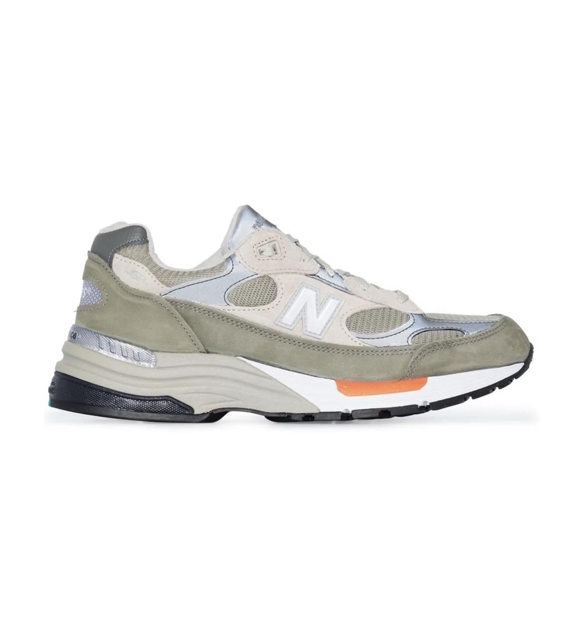 NEW BALANCE Men’s Running Course Shoes – Olive & Grey Performance Sneakers