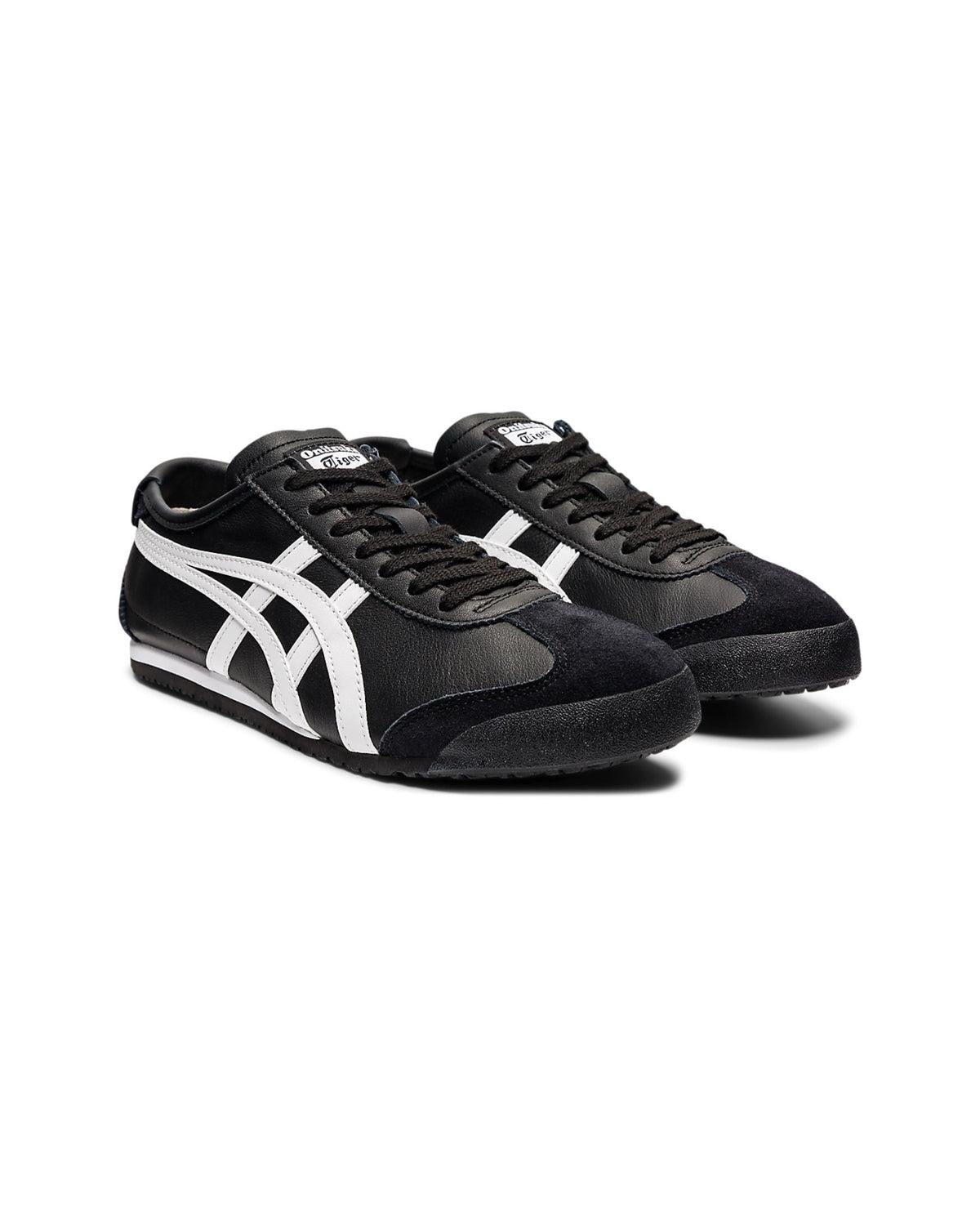 ONITSUKA TIGER Mexico 66 Sneakers – Black & White Classic Shoes